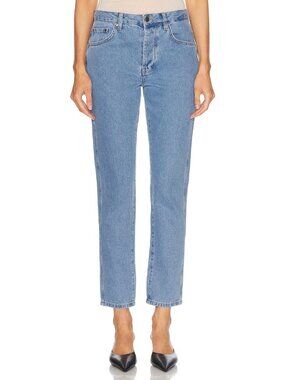 RENGGLI Slim Leg Jeans in Light Wash Blue